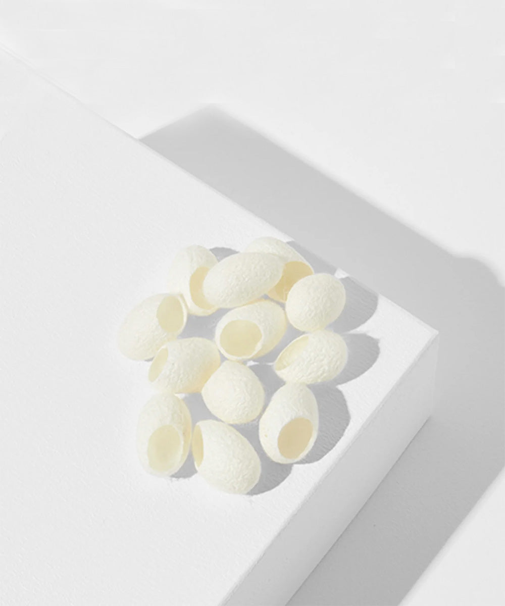 Capullos Dedos Exfoliantes 100% Seda Natural