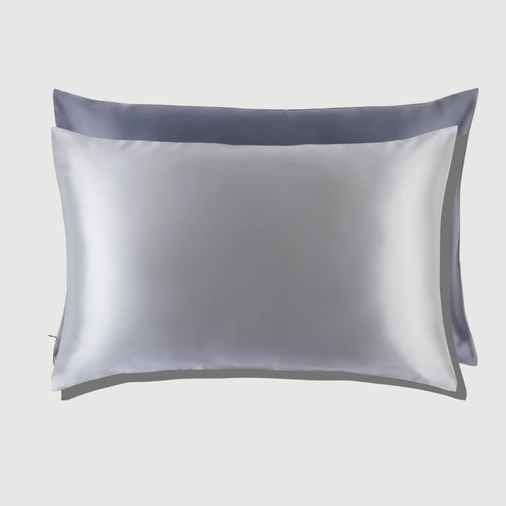 Duo Fundas de Seda Queen Palo Rosa