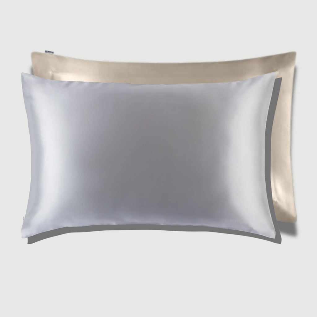 Duo Fundas de Seda Queen Palo Rosa