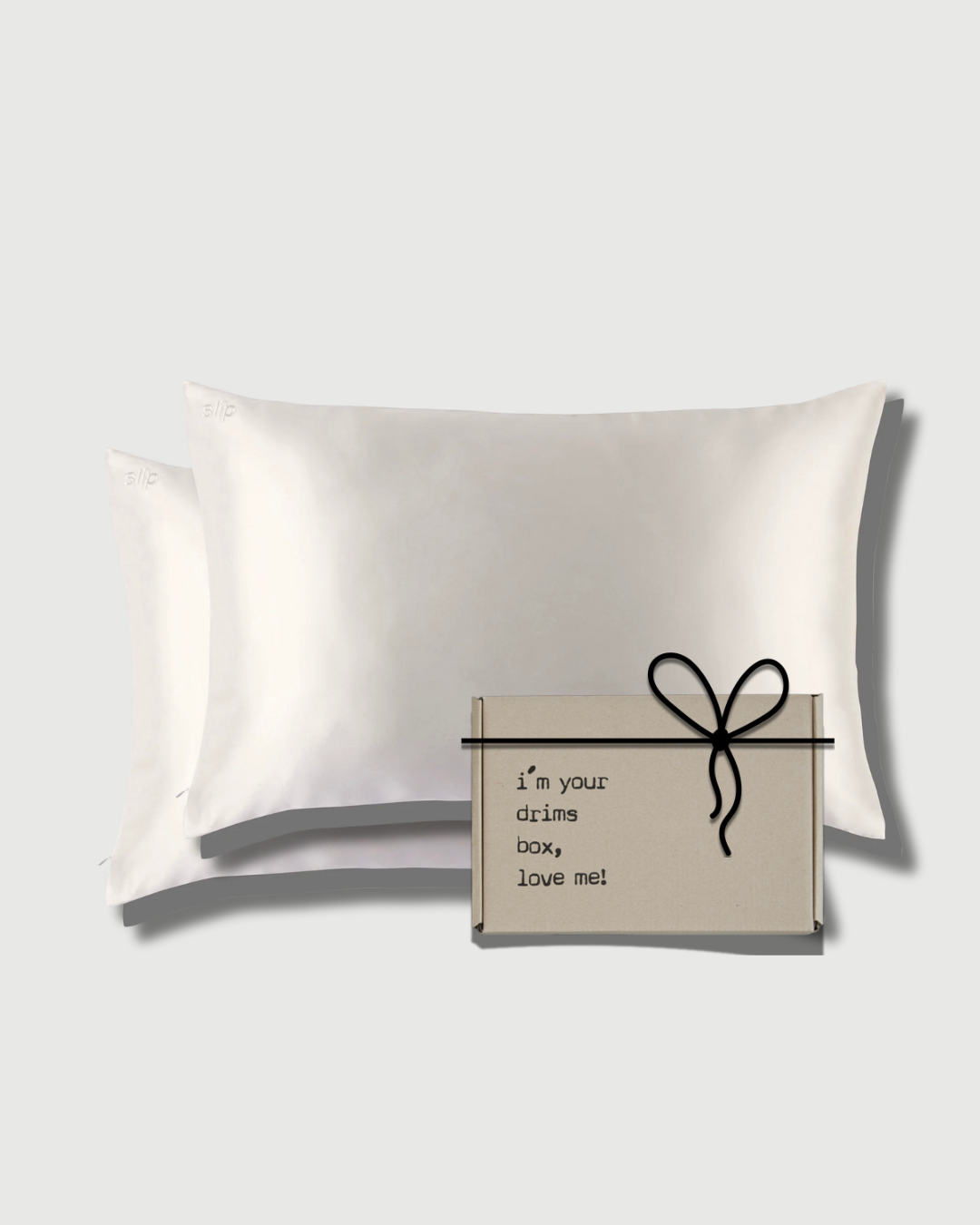 Duo Fundas de Seda Queen Blancas