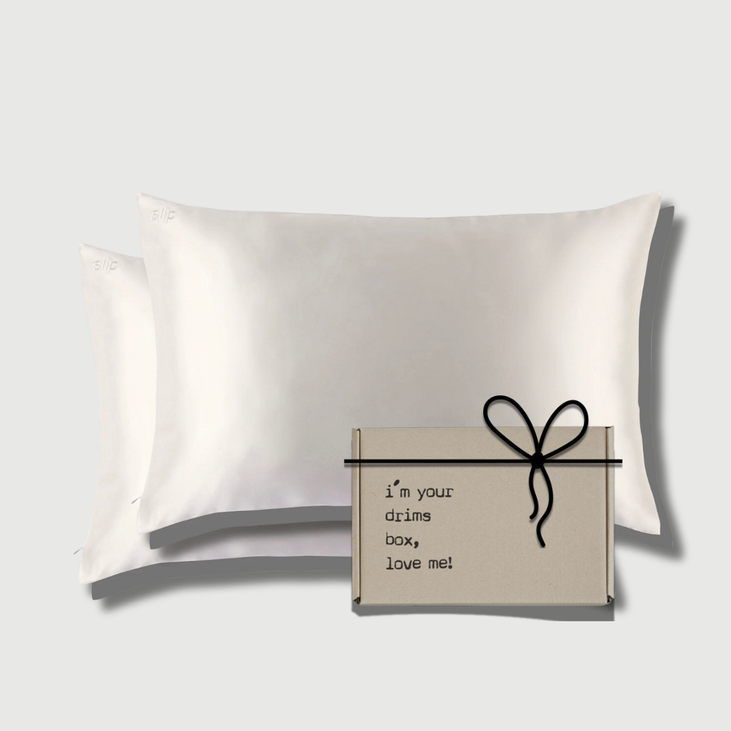 Duo Fundas de Seda King Blancas