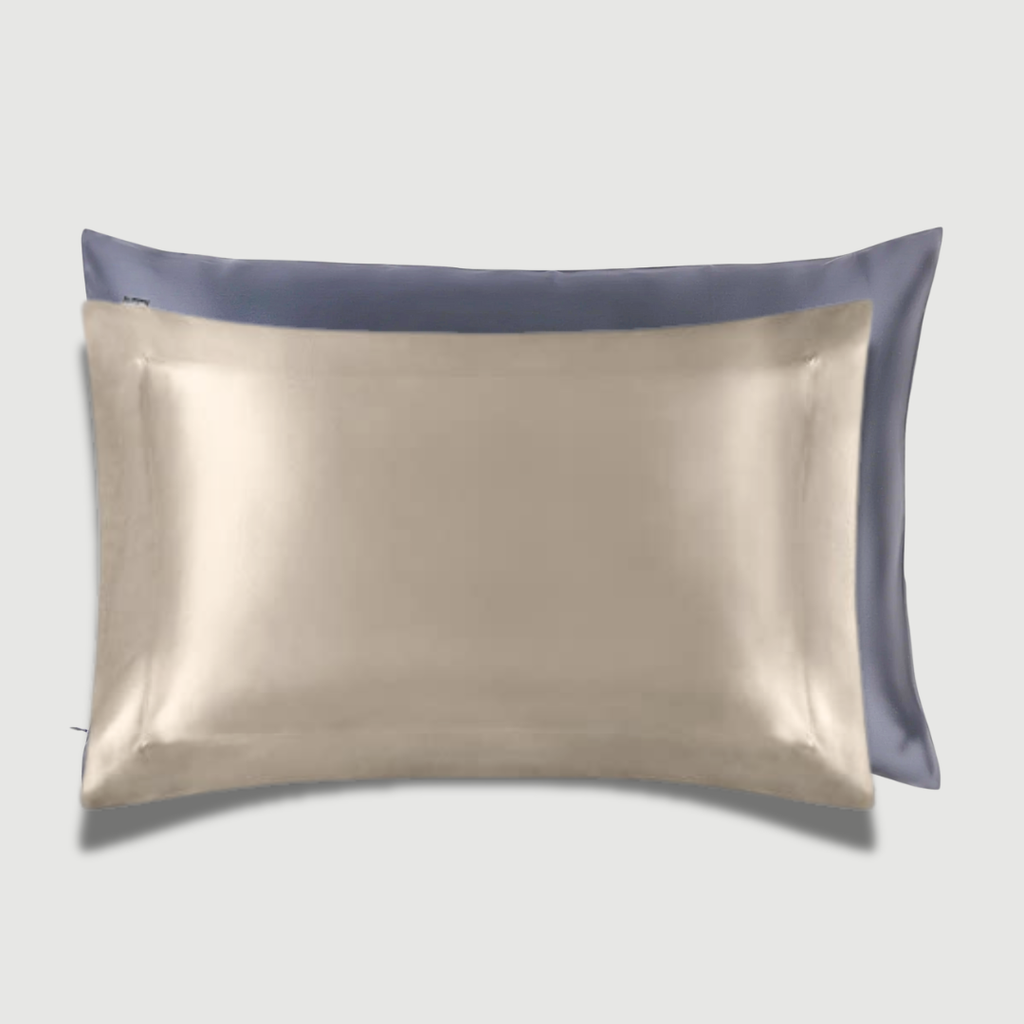 Duo Fundas de Seda Queen Palo Rosa