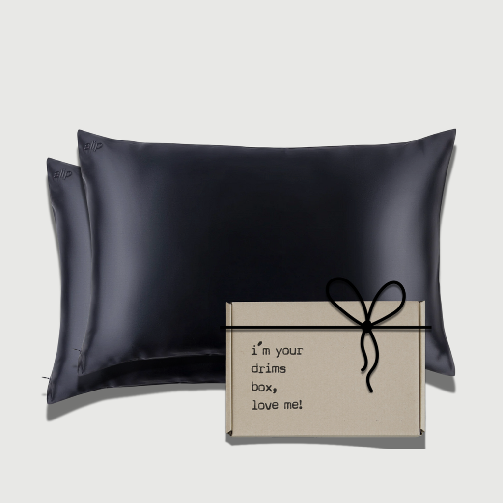 Duo Fundas de Seda Queen Negras