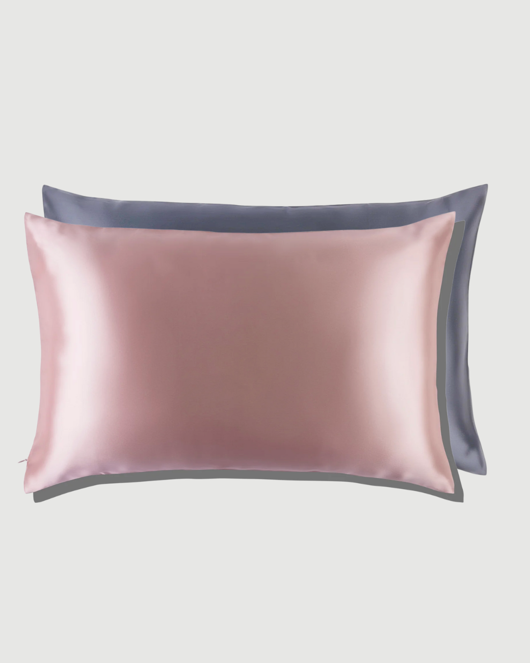 Duo Fundas de Seda Queen Palo Rosa