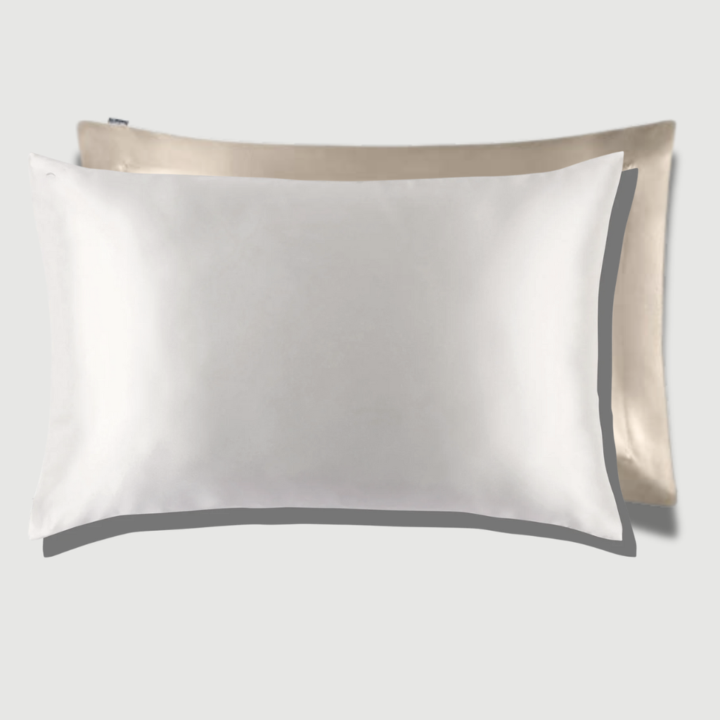 Duo Fundas de Seda Queen Palo Rosa