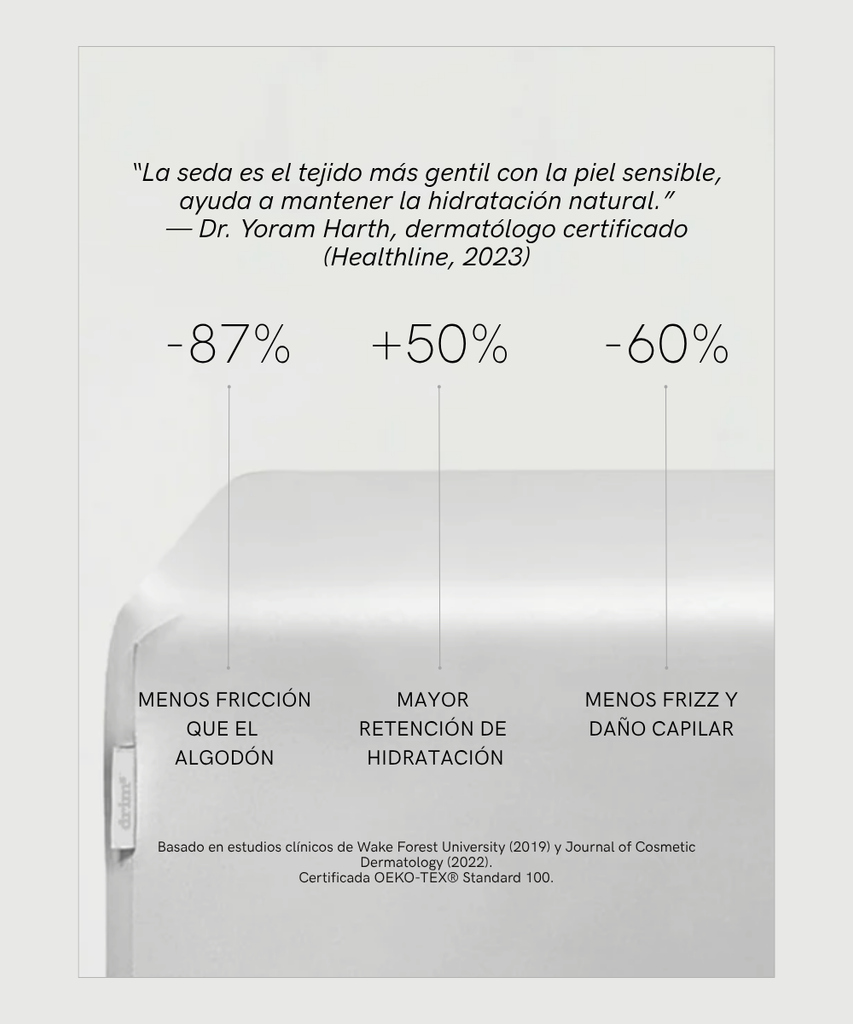 Funda Queen 100% Seda | 25mm | Varios Colores