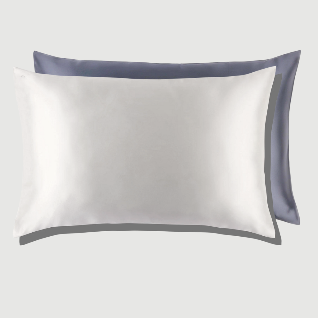 Duo Fundas de Seda Queen Palo Rosa