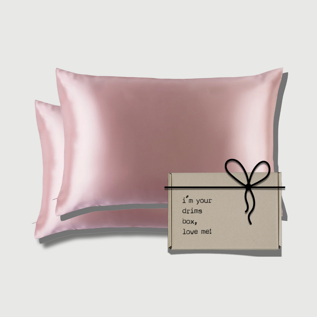 Duo Fundas de Seda King Palo Rosa