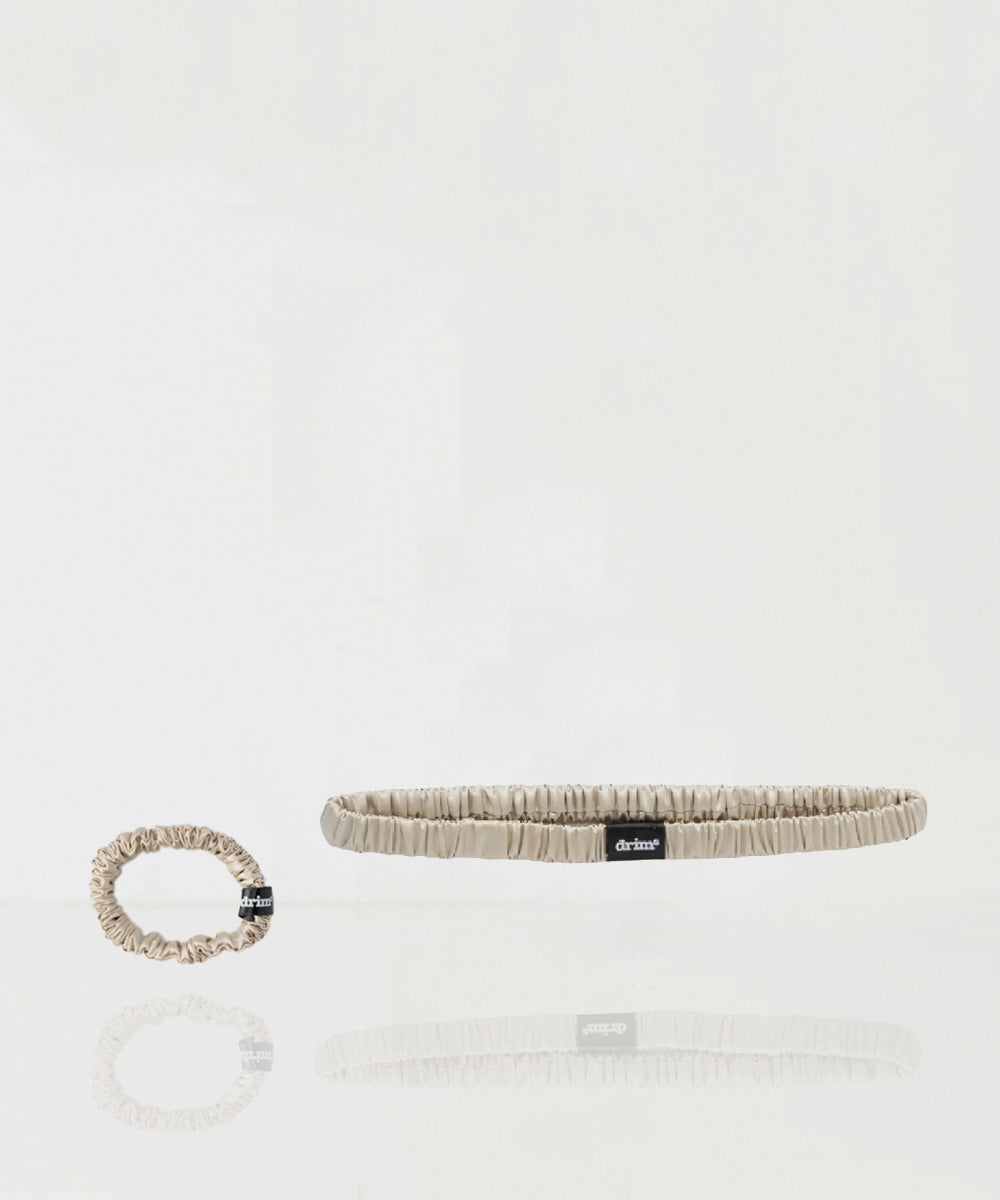 Set Cintillo + Scrunchie Seda Seda