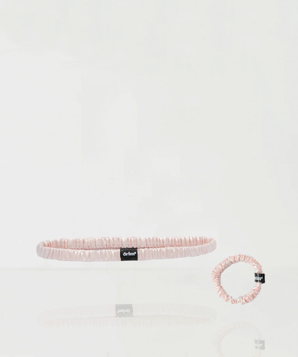 Set Cintillo + Scrunchie Seda Seda