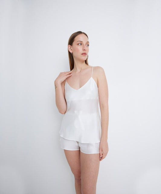 Blusa y Short Pijama 100% de Seda