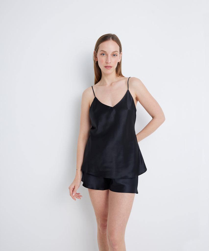 Blusa y Short Pijama 100% de Seda