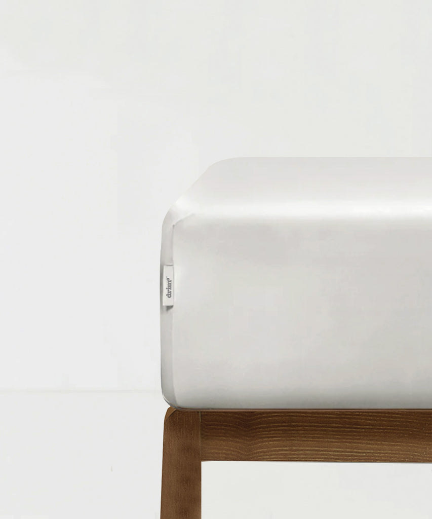 Sábana Bajera Blanca 100% Seda King