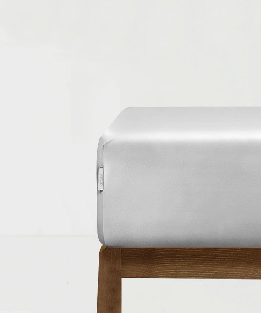 Sábana Bajera Blanca 100% Seda King